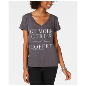 Love Tribe Juniors Gilmore Coffee Graphic T-Shirt Size S